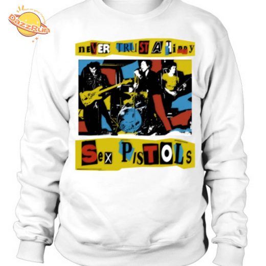 Unisex Sex Pistols Sweatshirt – White