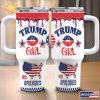 Trump Girl Vote! – 40Oz Stainless Steel Tumbler with Handle – Ideal Gift for BFFs and Sisters