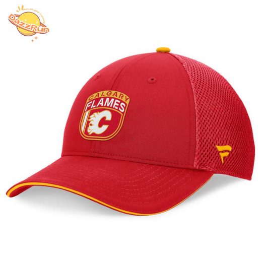 Calgary Flames 2024 NHL Draft Trucker Cap