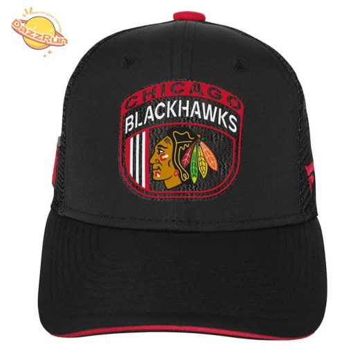 Chicago Blackhawks 2024 NHL Draft Trucker Cap