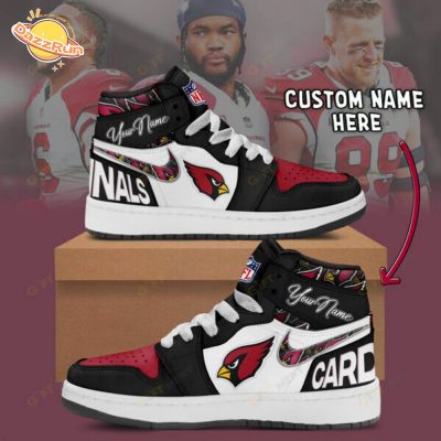 Personalized Arizona Cardinals Air Jordan 1 Sneakers