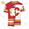 Personalized NHL Custom Mix 2 Teams Home Jersey T-Shirt