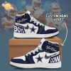 Custom New England Patriots Air Jordan 1 Sneakers