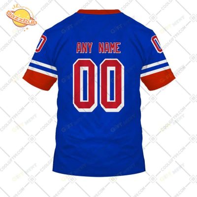 Personalized New York Rangers Reverse Retro T-Shirt