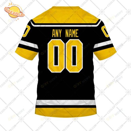 Personalized Pittsburgh Penguins Reverse Retro T-Shirt