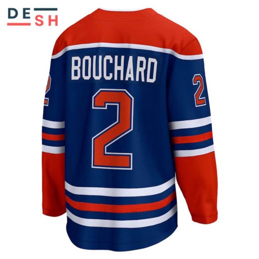 Evan Bouchard Edmonton Oilers NHL Fanatics Breakaway Royal Home Jersey