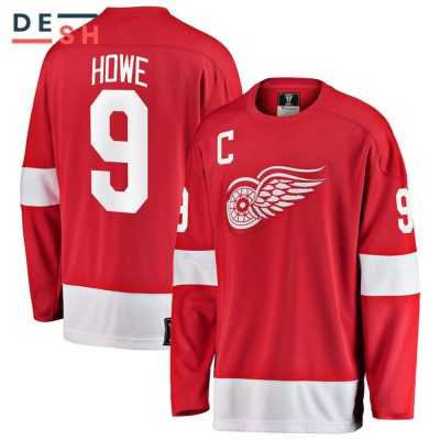 Gordie Howe Detroit Red Wings NHL Fanatics Breakaway Vintage Jersey