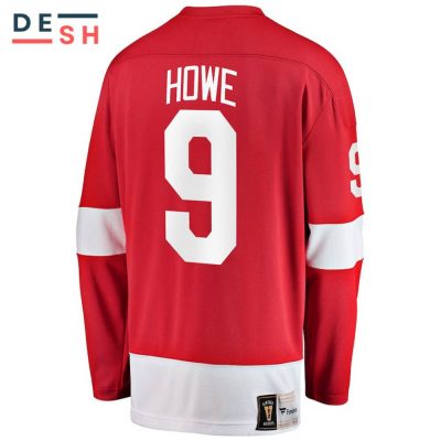 Gordie Howe Detroit Red Wings NHL Fanatics Breakaway Vintage Jersey