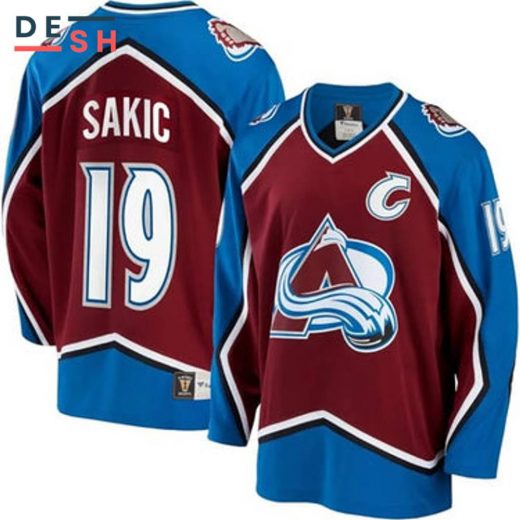 Joe Sakic Colorado Avalanche NHL Fanatics Breakaway Vintage Jersey