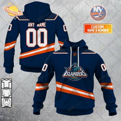 New York Islanders Reverse Retro Style Personalized NHL Hoodie