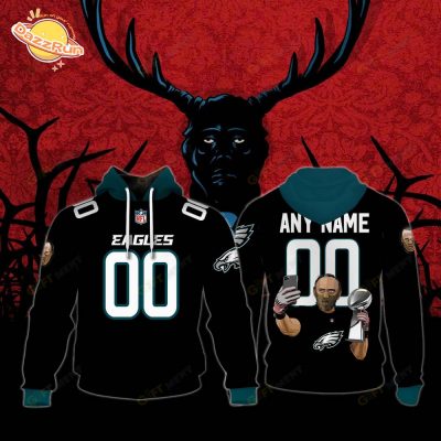 Philadelphia Eagles x Hannibal Collaboration Jersey Style Hoodie