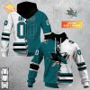 Seattle Kraken Personalized Mix Jersey Hoodie