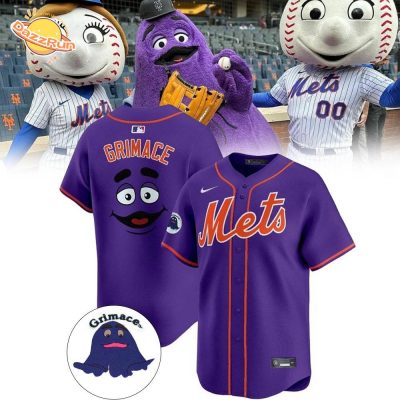 2024 Limited Edition New York Mets Grimace Jersey