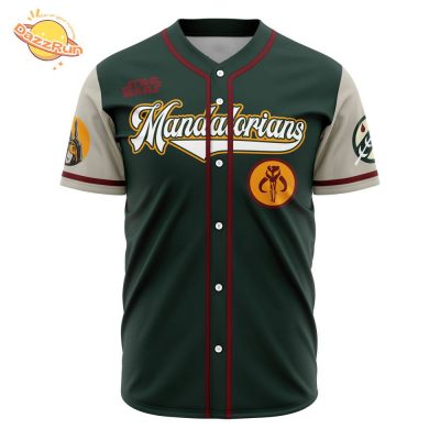 Boba Fett Mandalorian Star Wars Anime Baseball Jersey – 3D Printed