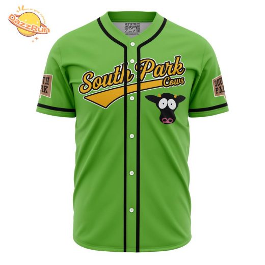 Cows South Park Anime Baseball Jersey – 3D Printed