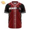 Personalized Tyrannosaurus Red Power Rangers Anime Baseball Jersey – 3D Printed