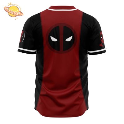 Deadpool Marvel Anime Baseball Jersey – 3D Printed