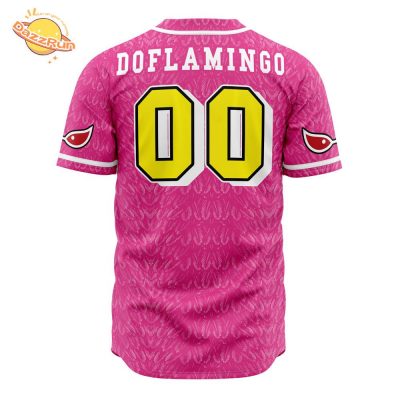 Donquixote Pirates Doflamingo One Piece Anime Baseball Jersey – 3D Printed