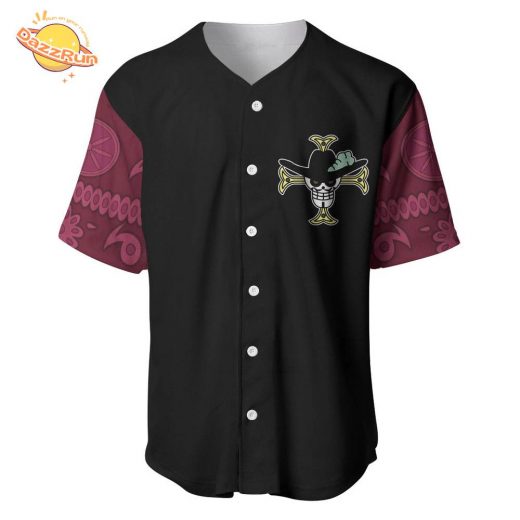 Dracule Mihawk One Piece Anime Baseball Jersey