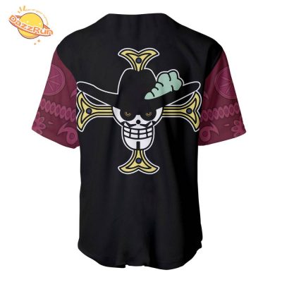 Dracule Mihawk One Piece Anime Baseball Jersey