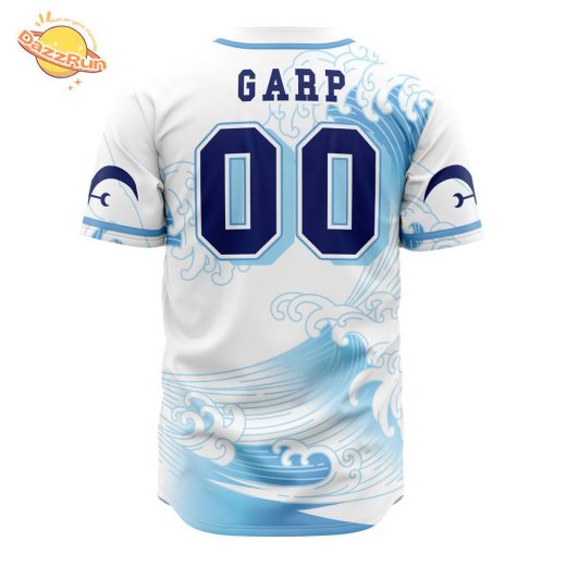 Marines Garp One Piece Anime Baseball Jersey – 3D Printed