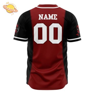 Personalized Deadpool Marvel Anime Baseball Jersey – 3D Printed