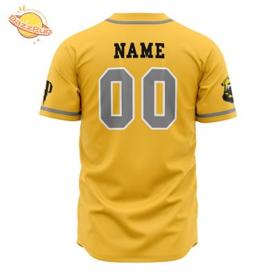 Personalized Hufflepuff House Harry Potter Anime Baseball Jersey – 3D Printed