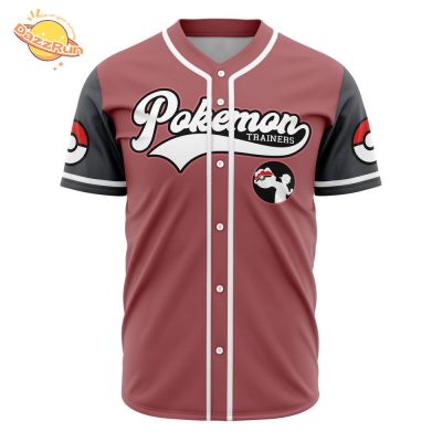 Pokémon Trainers Anime Baseball Jersey – 3D Printed