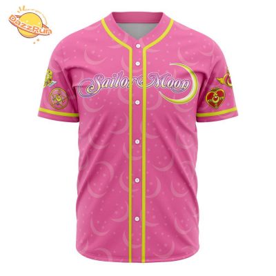 Pretty Guardian V1 Sailor Moon Anime Baseball Jersey – 3D Printed