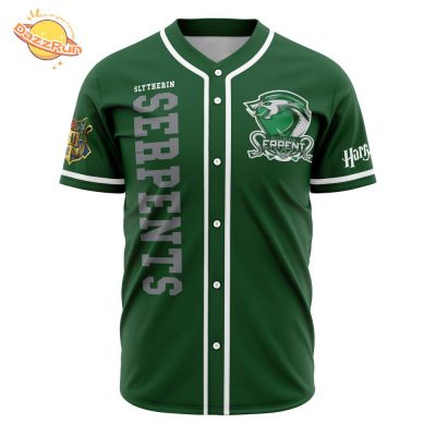 Slytherin House Harry Potter Anime Custom Baseball Jersey – 3D Printed