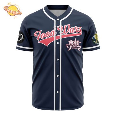 Sōma Yukihira Food Wars Anime Baseball Jersey – 3D Printed