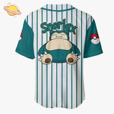 Snorlax Pokémon Otaku Cosplay Anime Baseball Jersey