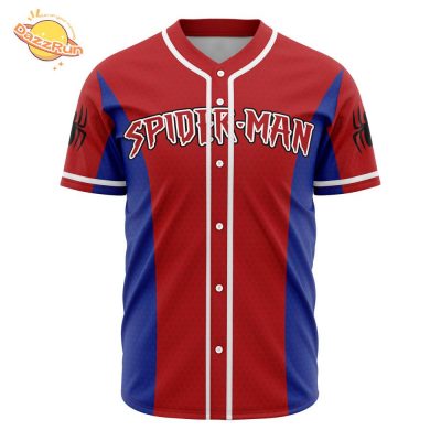 Spiderman Marvel Anime Baseball Jersey – 3D Printed