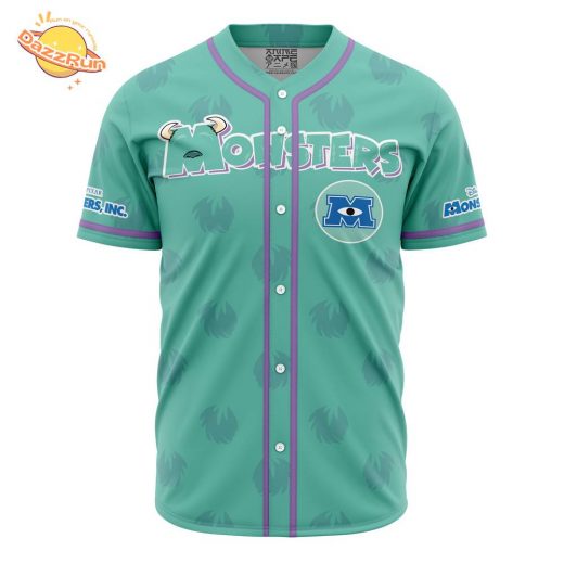 Sully Monsters Inc. V2 Disney Anime Baseball Jersey – 3D Printed