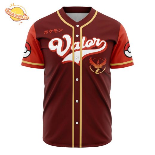 Team Valor Pokémon Anime Baseball Jersey – 3D Printed