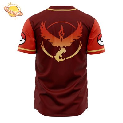 Team Valor Pokémon Anime Baseball Jersey – 3D Printed