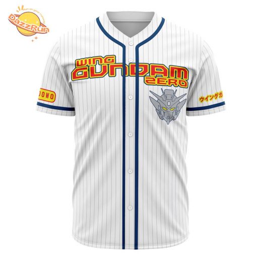 Wing Zero Gundam Anime Baseball Jersey – 3D Printed