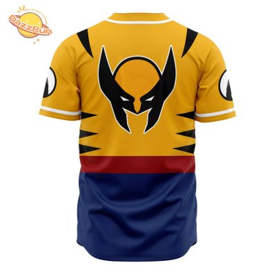 Wolverine Marvel Anime Baseball Jersey – 3D Printed