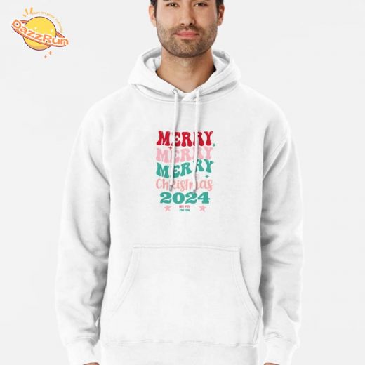 2024 Merry Christmas Hoodie – See You in 2025 Gift Pullover