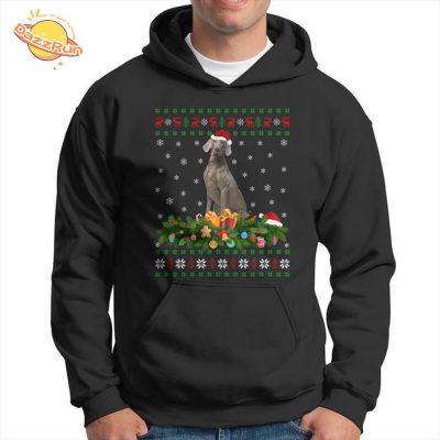 Weimaraner Ugly Christmas Sweater – Family Matching Gift Hoodie