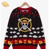 One Piece Straw Hat Jolly Roger Sweater