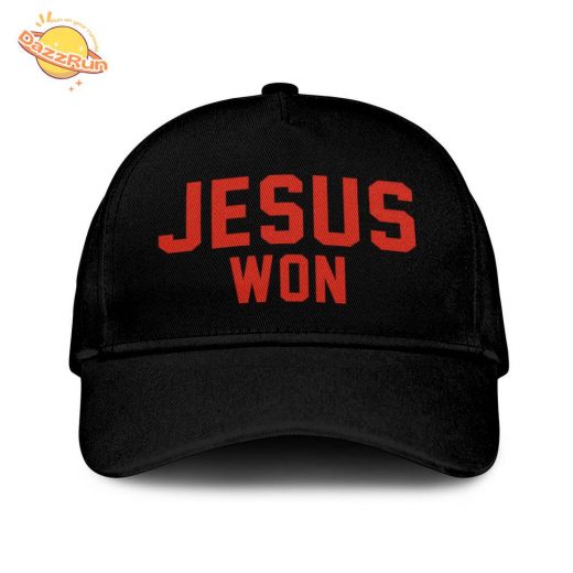 Limited Edition Jesus Won Black Ohio State Cap 2024