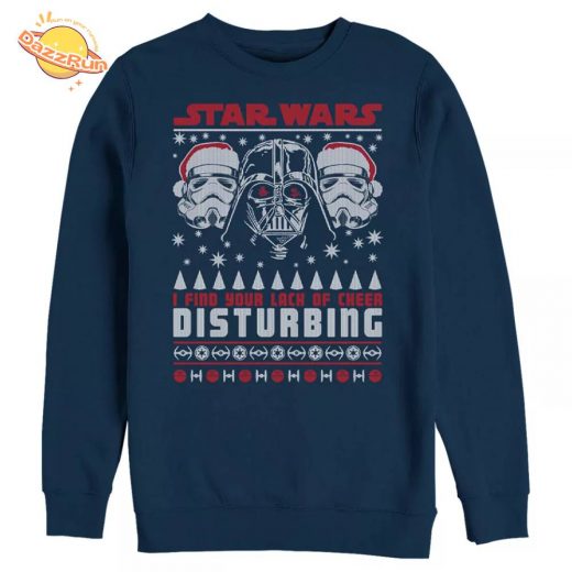 Men’s Star Wars Lack of Cheer Ugly Christmas Sweatshirt