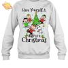 Snoopy Christmas Begins With Christ M131 Sweatshirt