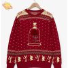 Disney Beauty And The Beast Enchanted Rose Holiday Sweater