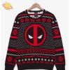 Marvel Deadpool Logo Holiday Sweater