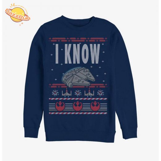 Star Wars I Know Christmas Patterned Sweatshirt