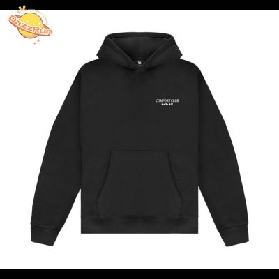 Basic Black Comfort Club Hoodie