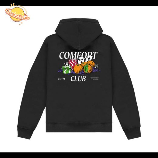 Basic Black Comfort Club Hoodie