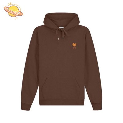 Brown Comfort Basics Hoodie